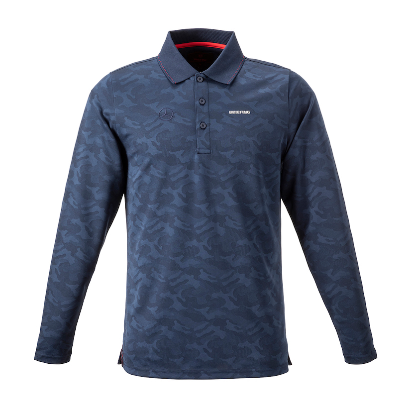 Mercedes-Benz × BRIEFING MS カモ 長袖シャツ ネイビー